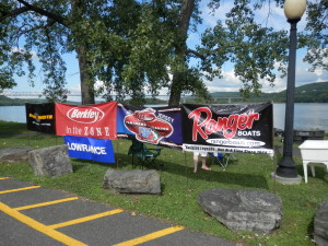 Lowrance Banners at All our events!